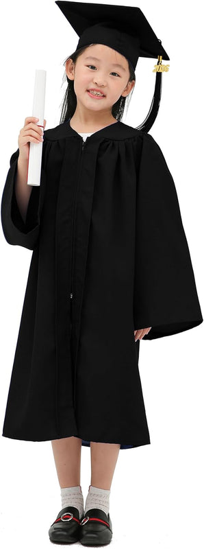 Graduationmall Matte Kindergarten Graduation Gown Cap Set with 2026 Tassel