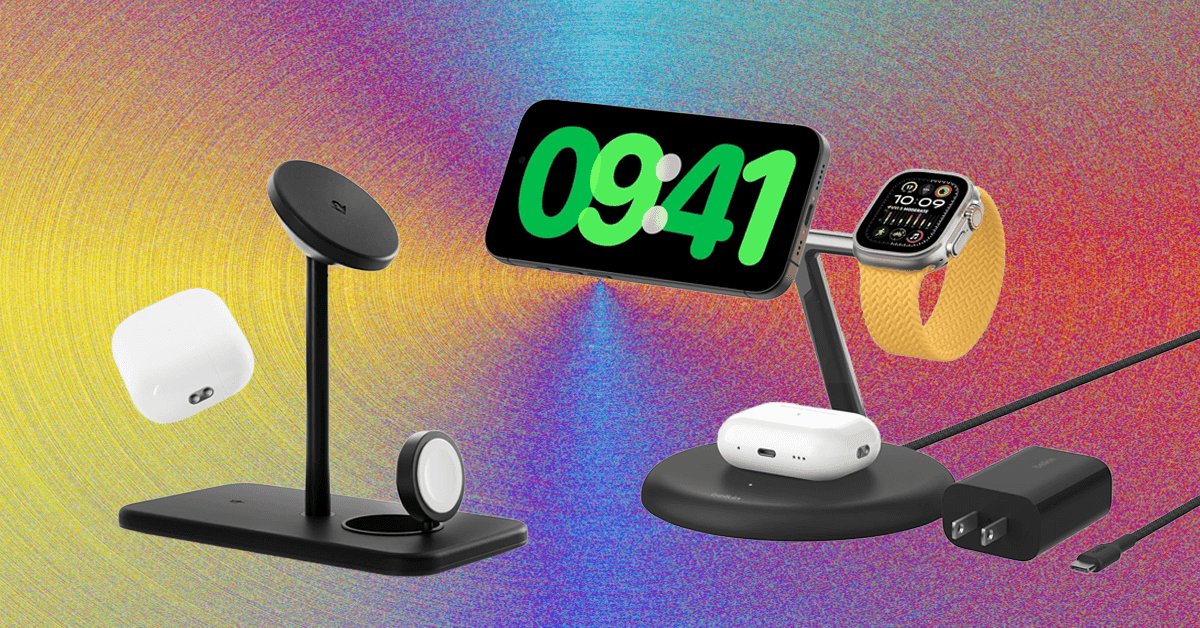 3 in 1 Magnetic Foldable Wireless Charger Charging Station Multi-Device Folding Cell Phone Wireless Charger Gadgets