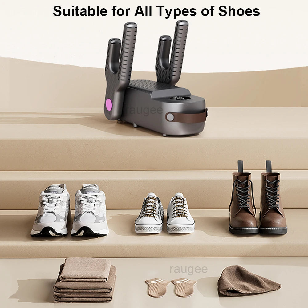 Shoe Dryer 220V Footwear Dryer Electric Shoes Drying Machine Folding Socks Sneaker Slippers Ski Boots Dryer Portable Shoe Heater
