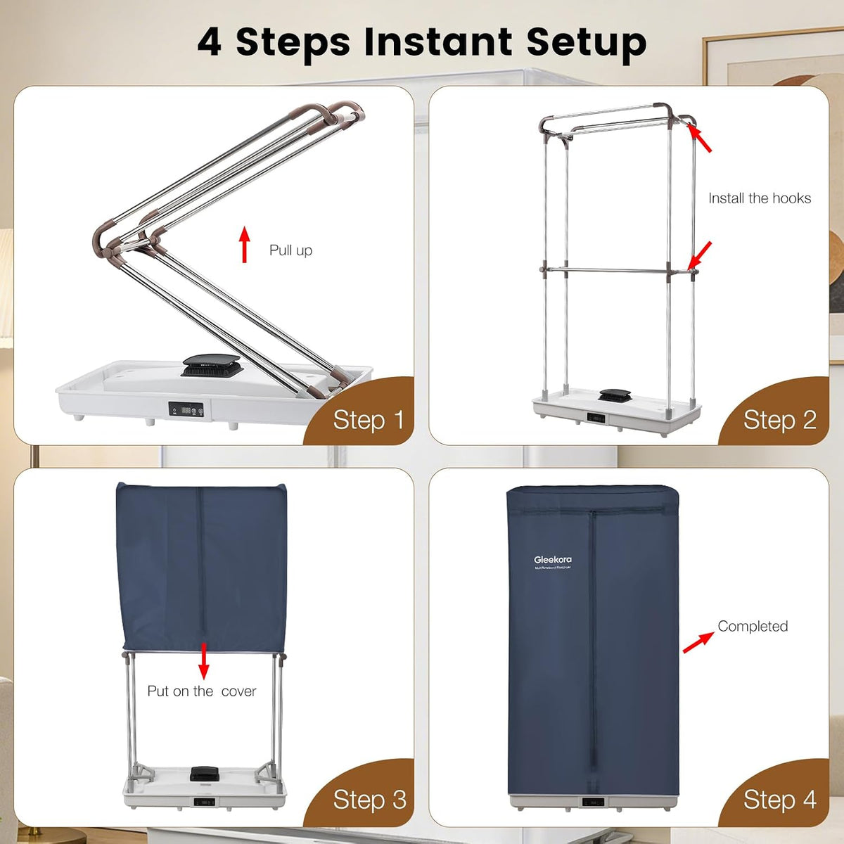 Portable Clothes Dryer for Apartment, RV, Travel