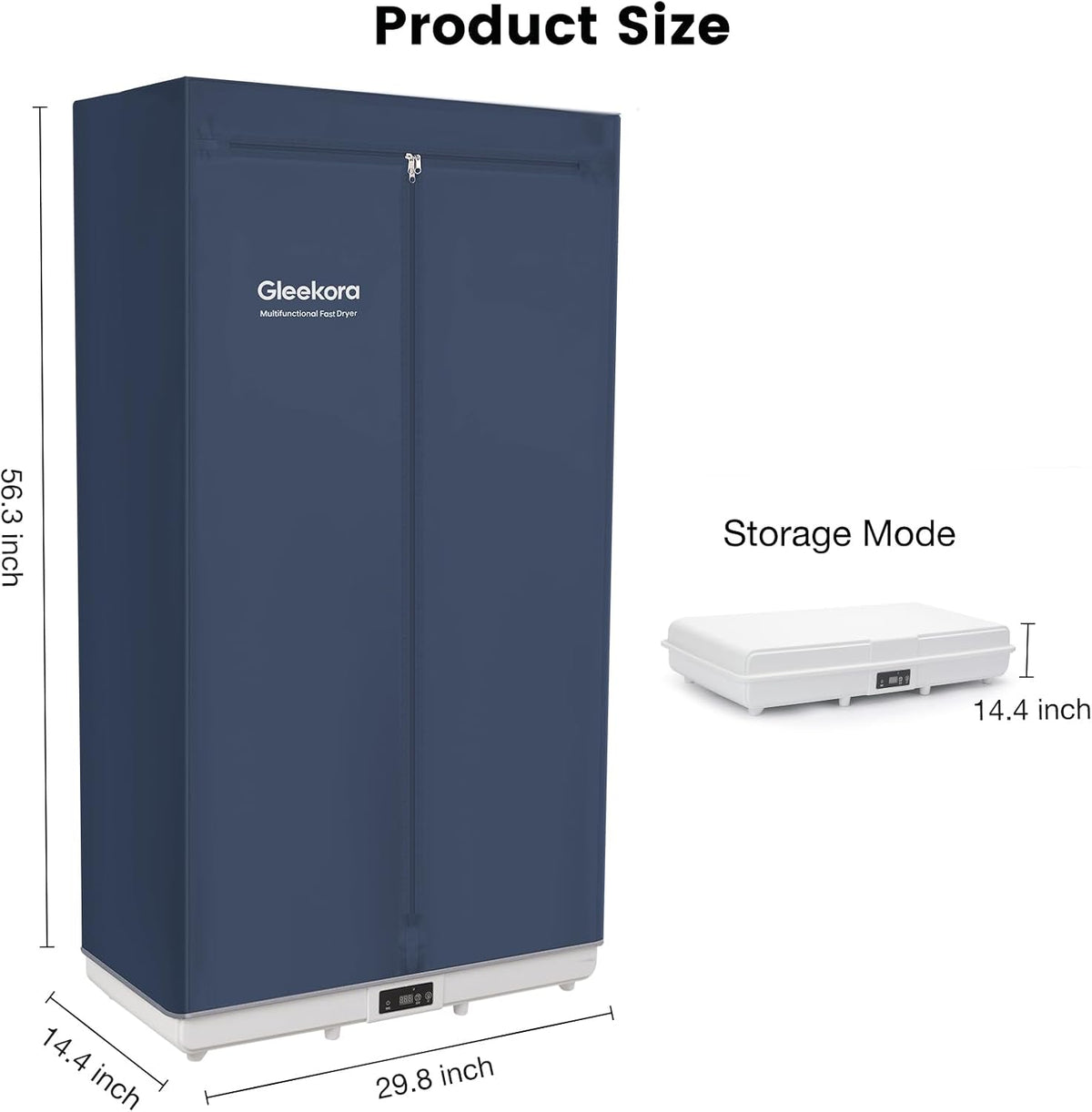 Portable Clothes Dryer for Apartment, RV, Travel