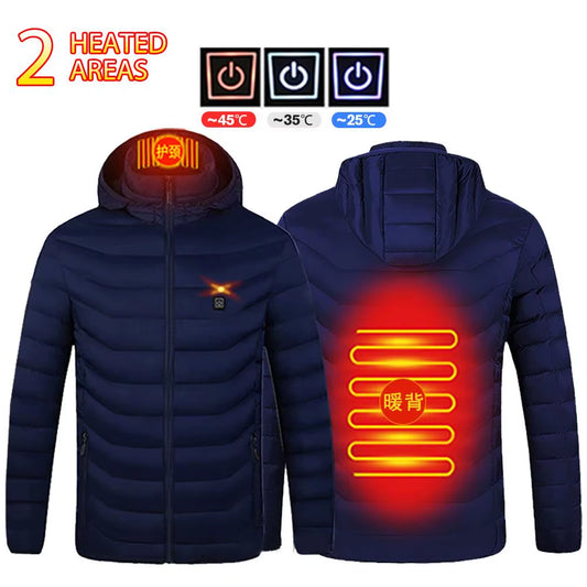 Winter Heated Jacket Women'S Warm Vest USB Heater Men'S Autumn Heating Jacket Heated Vests Coat Hunting Hiking Camping