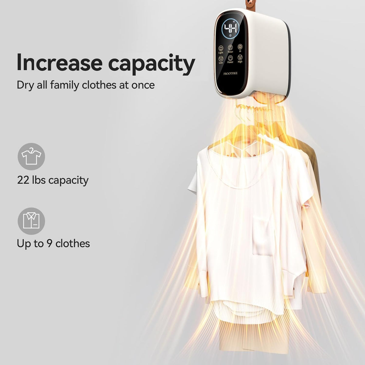 Portable Clothes Dryers for Apartments, High Power Dual Motors, No-Installation Fast Small Mini Clothes Dryer, Compact Electric Dryer for RV, Home Use, Travel Clothes Dryer
