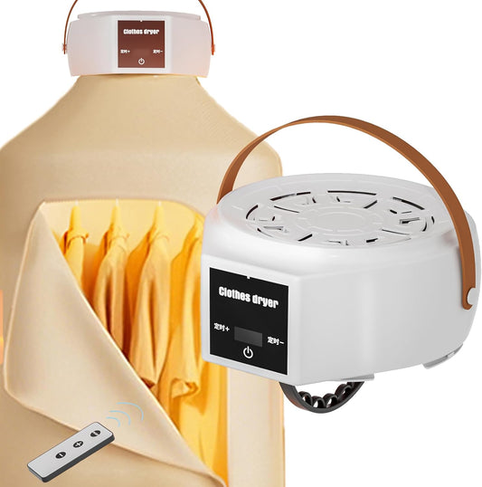 Portable Clothes Dryer, 600W Compact Foldable Mini Dryer Machine