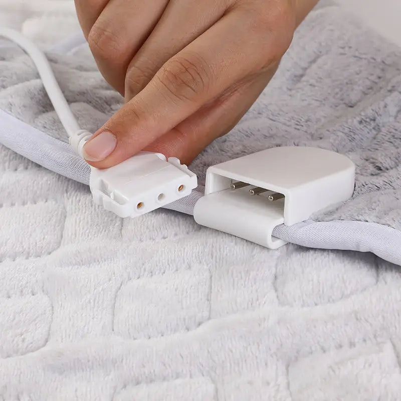 Winter Electric Blanket with Adjustable Temperature - Heated Throw for Home & Office Warmth