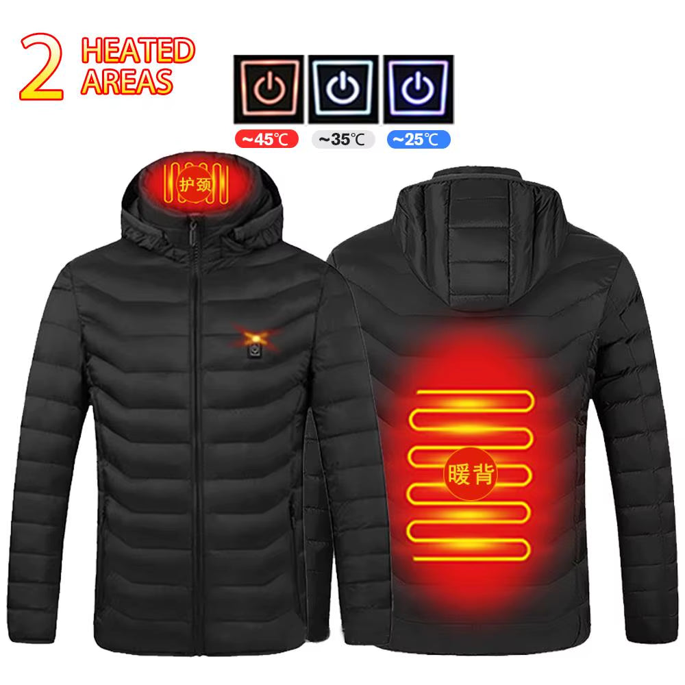 Winter Heated Jacket Women'S Warm Vest USB Heater Men'S Autumn Heating Jacket Heated Vests Coat Hunting Hiking Camping