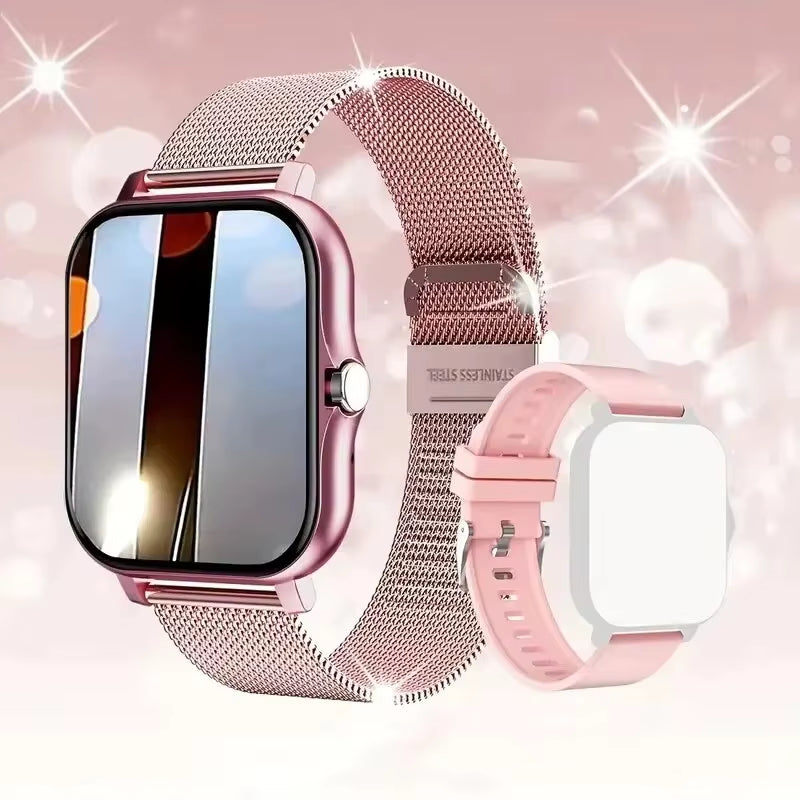 G.L Wear New Smartwatch 1.83-Inch HD Display Bluetooth Calling Heart Rate Activity Tracking Smartwatch Men Women Holiday Gift