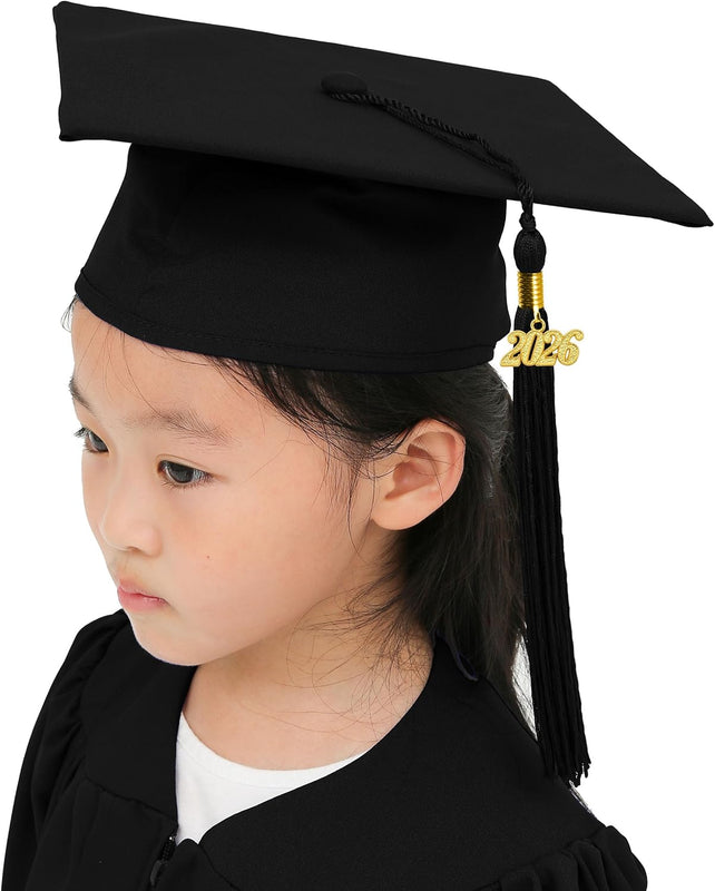 Graduationmall Matte Kindergarten Graduation Gown Cap Set with 2026 Tassel