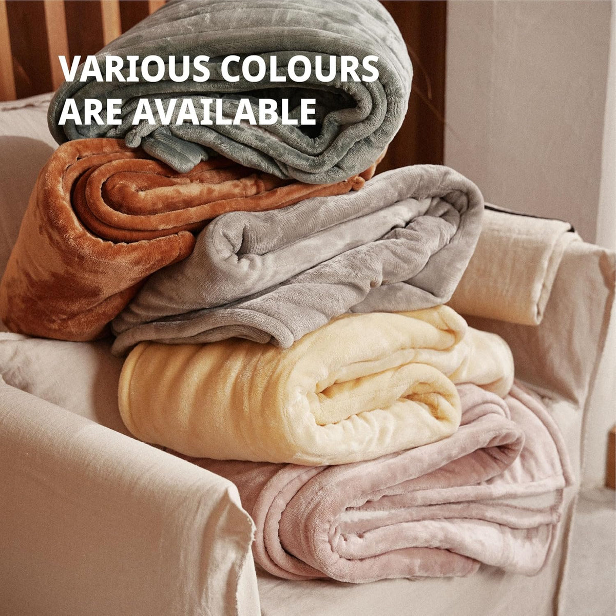 Heated Blanket Electric Throw 130X160Cm Machine Washable Green