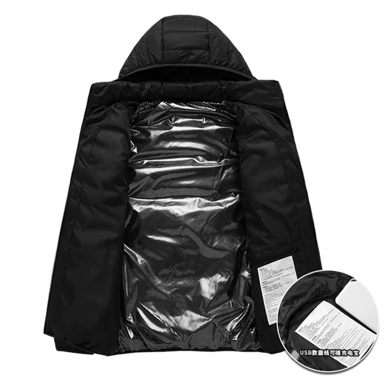 Winter Heated Jacket Women'S Warm Vest USB Heater Men'S Autumn Heating Jacket Heated Vests Coat Hunting Hiking Camping