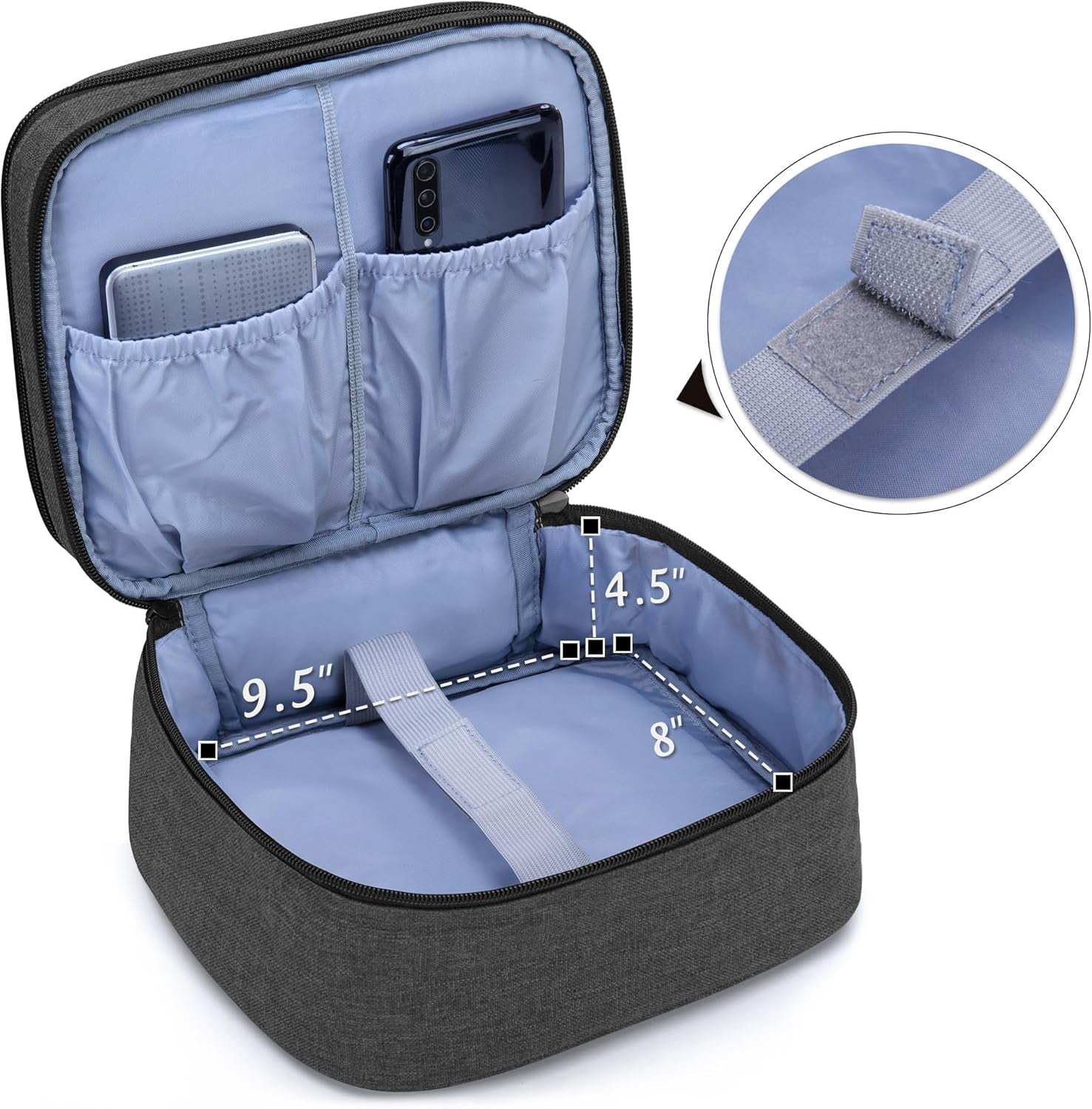 Carrying Bag Compatible with DR.J Mini Projector, Black | Portable Case for Most Mini Projector and Accessories