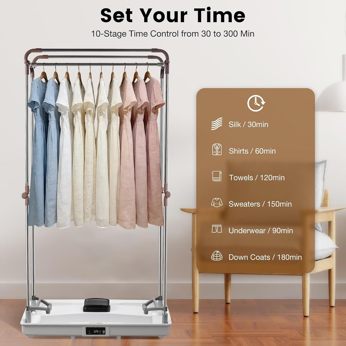 Portable Clothes Dryer for Apartment, RV, Travel