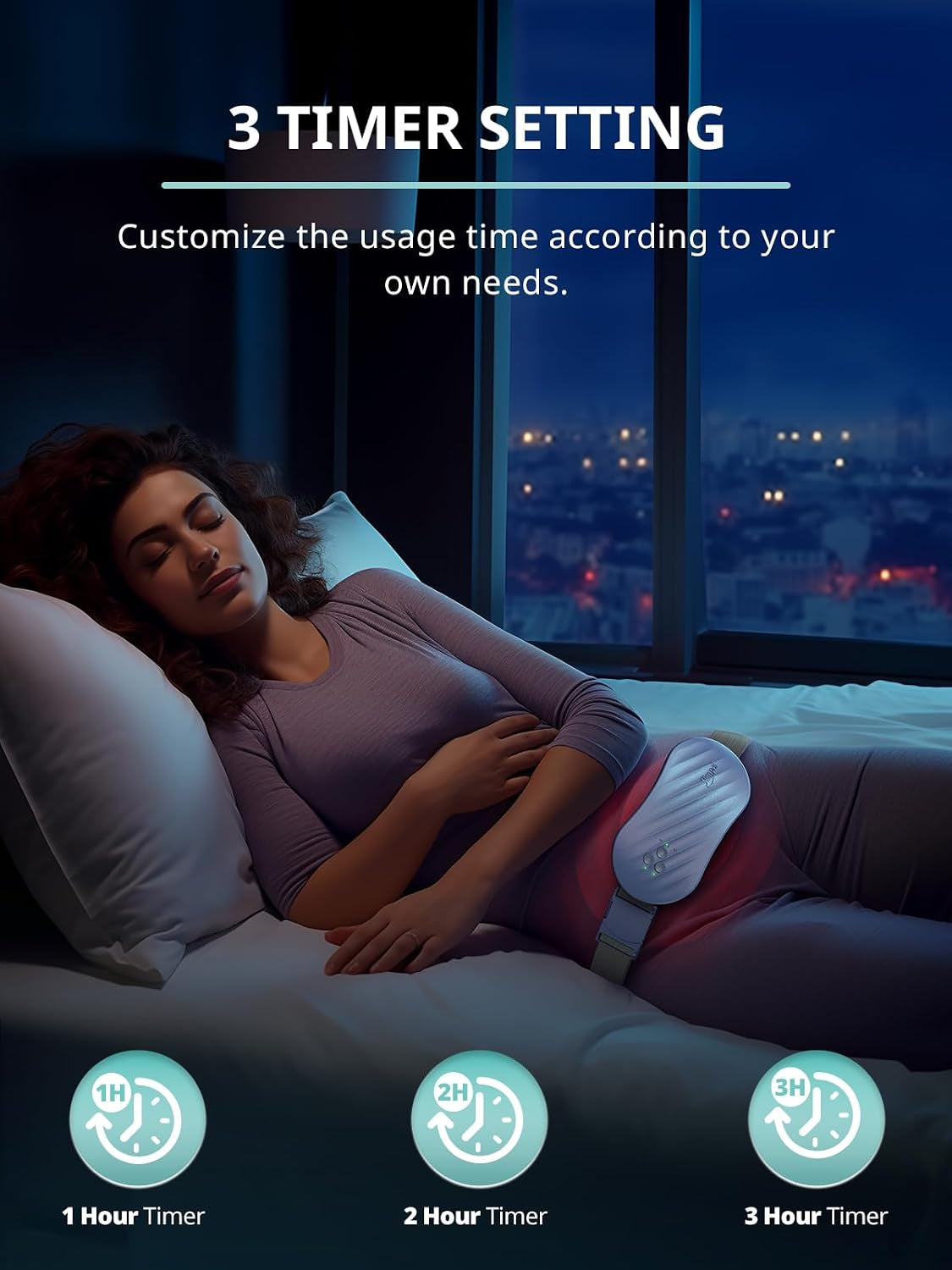 Heat Pads for Period Pain Relief, Portable Menstrual Heating Pad
