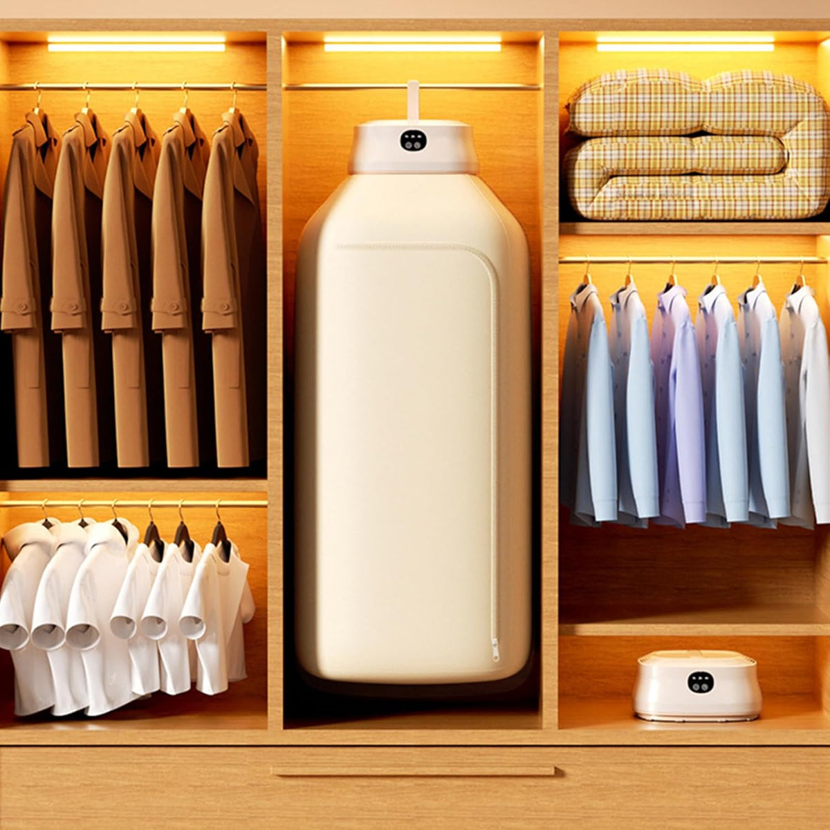 Portable Clothes Dryer, Electric Mini Drying Machine with Timer and Dry Bag, Compact Laundry Dryer for Quickly Drying Socks, Underwear, Baby Clothes for Travel Hotel Apartments Use