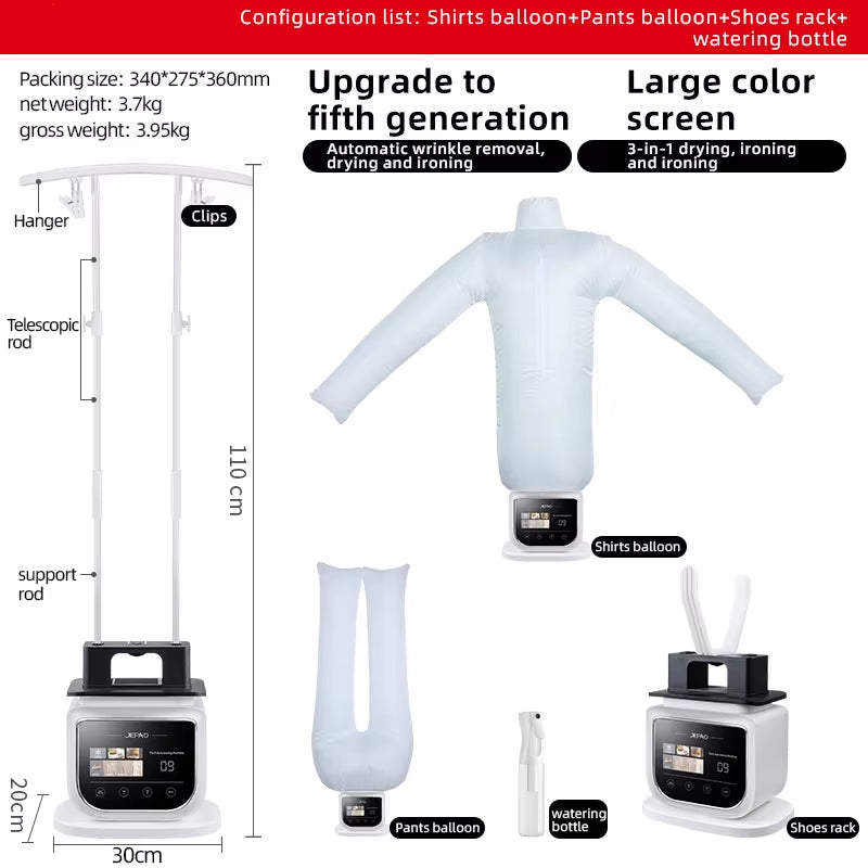 Multifunctional Garment Dryer Steam Iron Electric Clothes Press Drying Humanoid Ironing Machine Garment Care Ironer