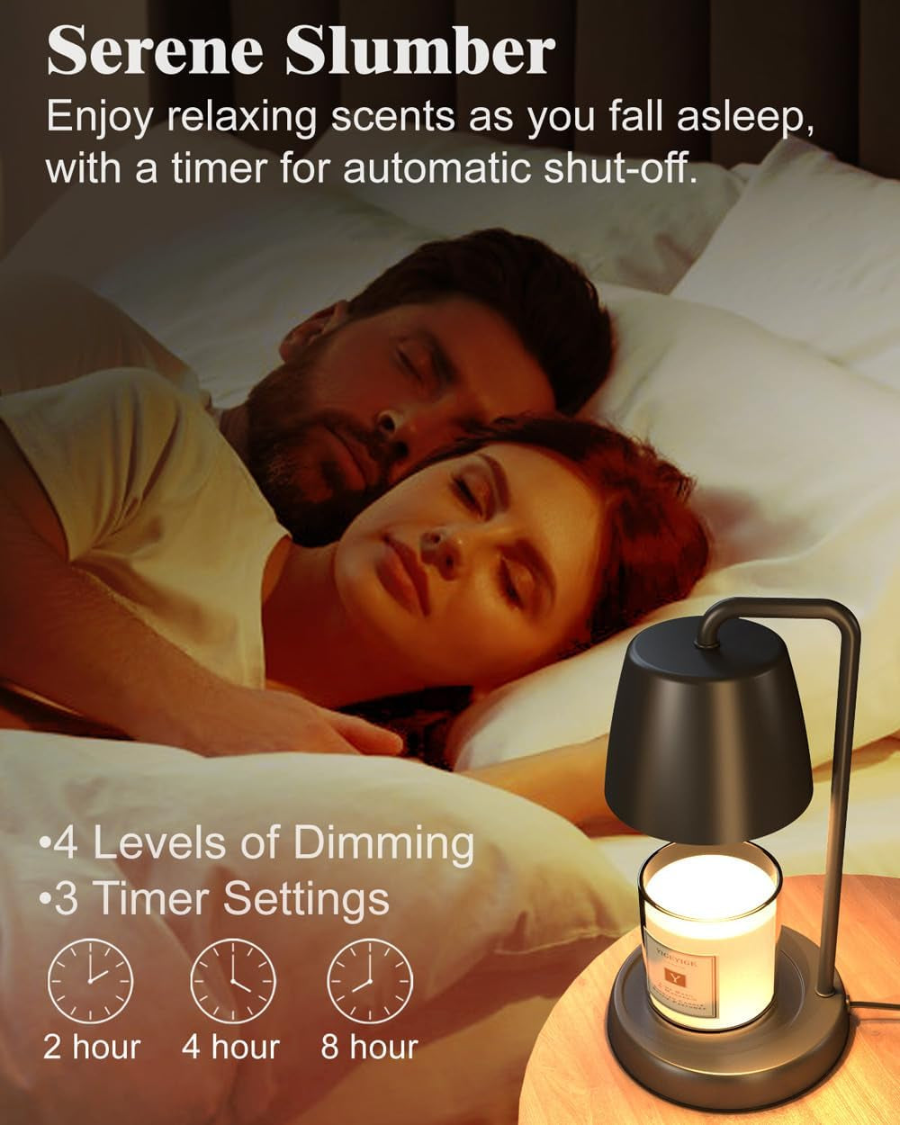Candle Warmer Lamp Black