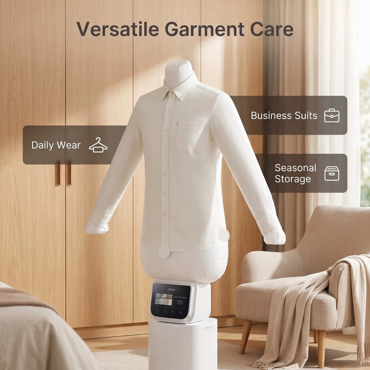 Multifunctional Garment Dryer Steam Iron Electric Clothes Press Drying Humanoid Ironing Machine Garment Care Ironer