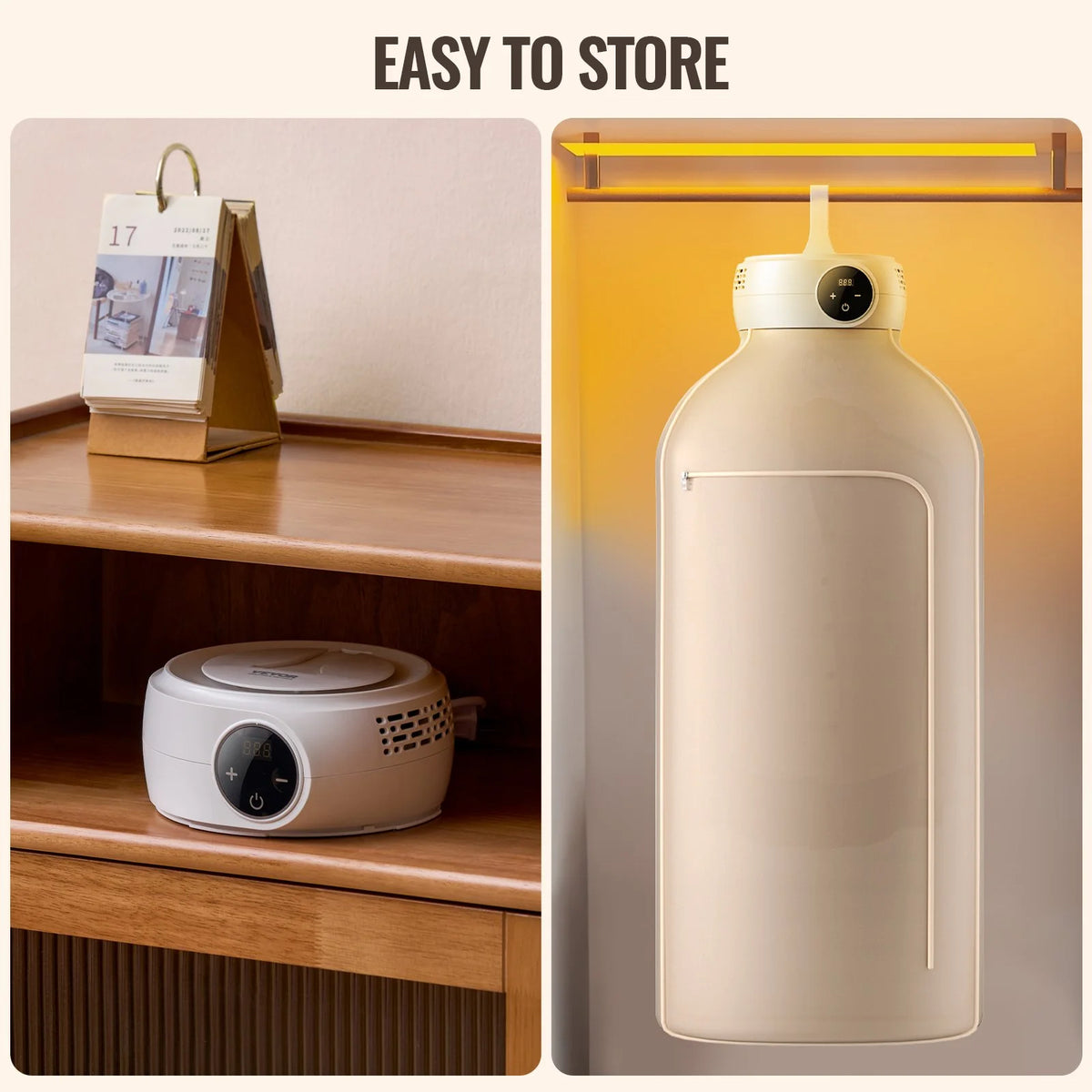 Portable Clothes Dryer, Clothes Dryer with Dryer Bag, PTC Heating