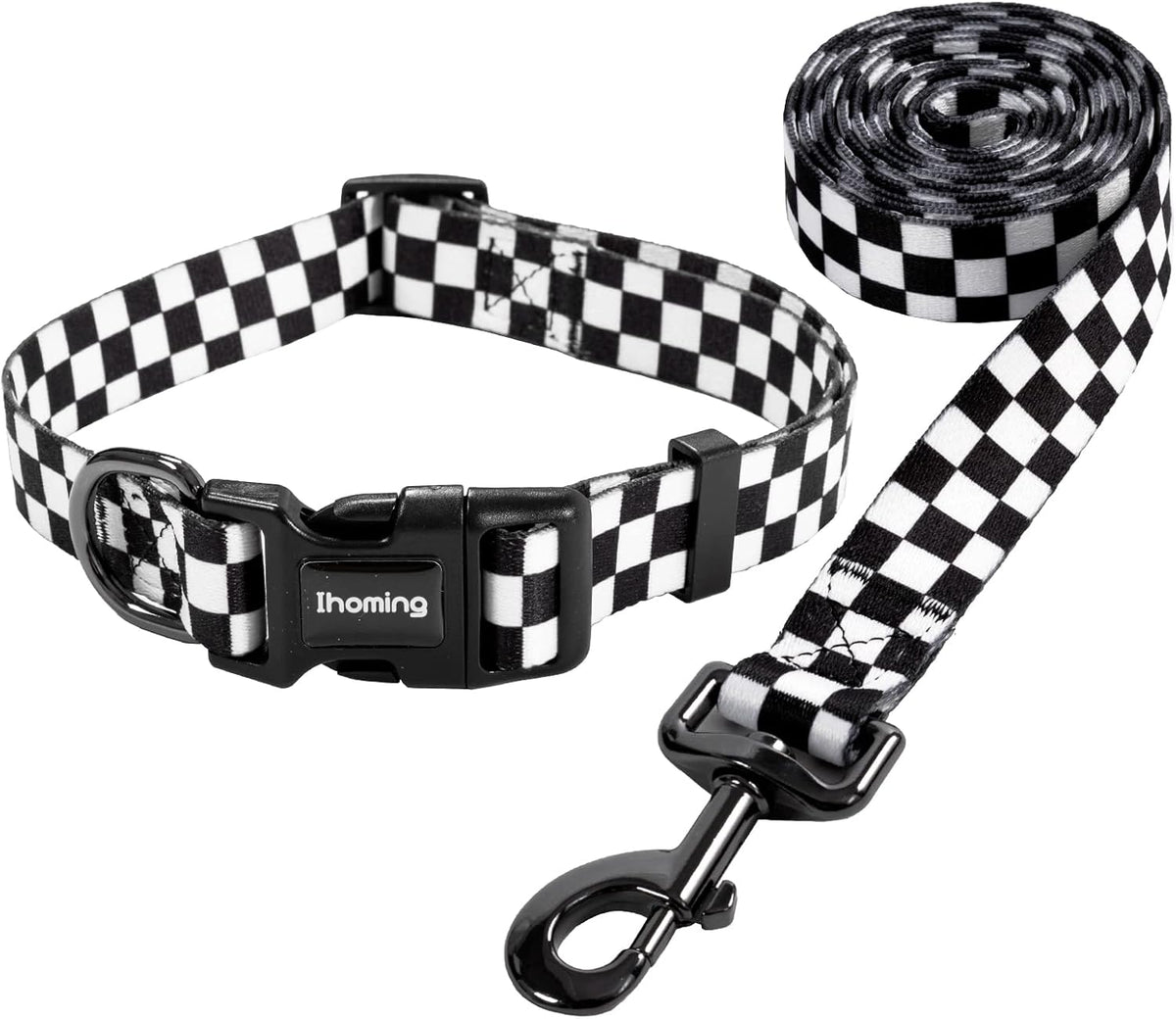 Ihoming Dog Collar and Leash Set for Large Dogs, up to 80 Lbs