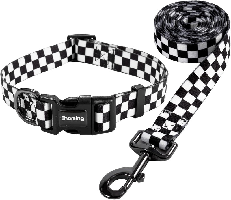 Ihoming Dog Collar and Leash Set for Large Dogs, up to 80 Lbs