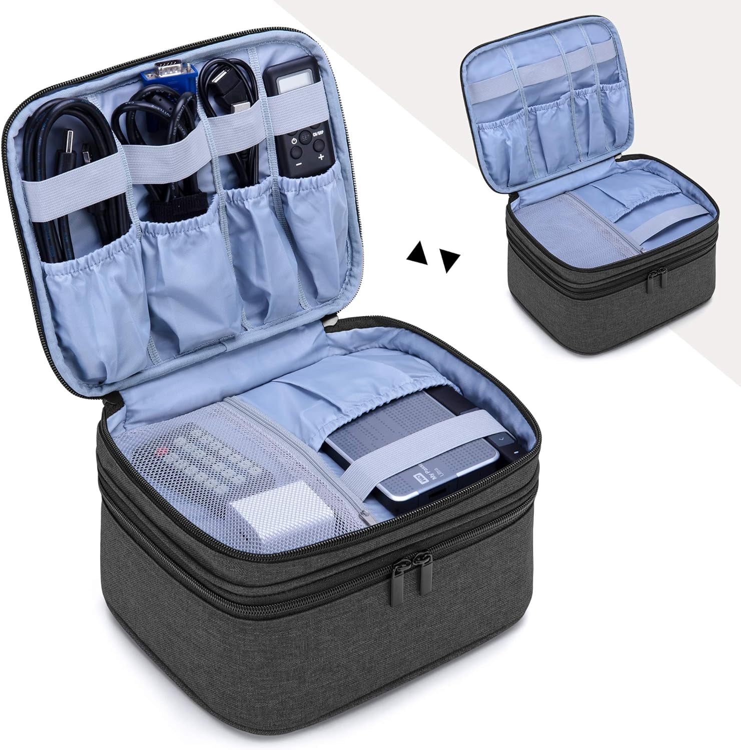 Carrying Bag Compatible with DR.J Mini Projector, Black | Portable Case for Most Mini Projector and Accessories