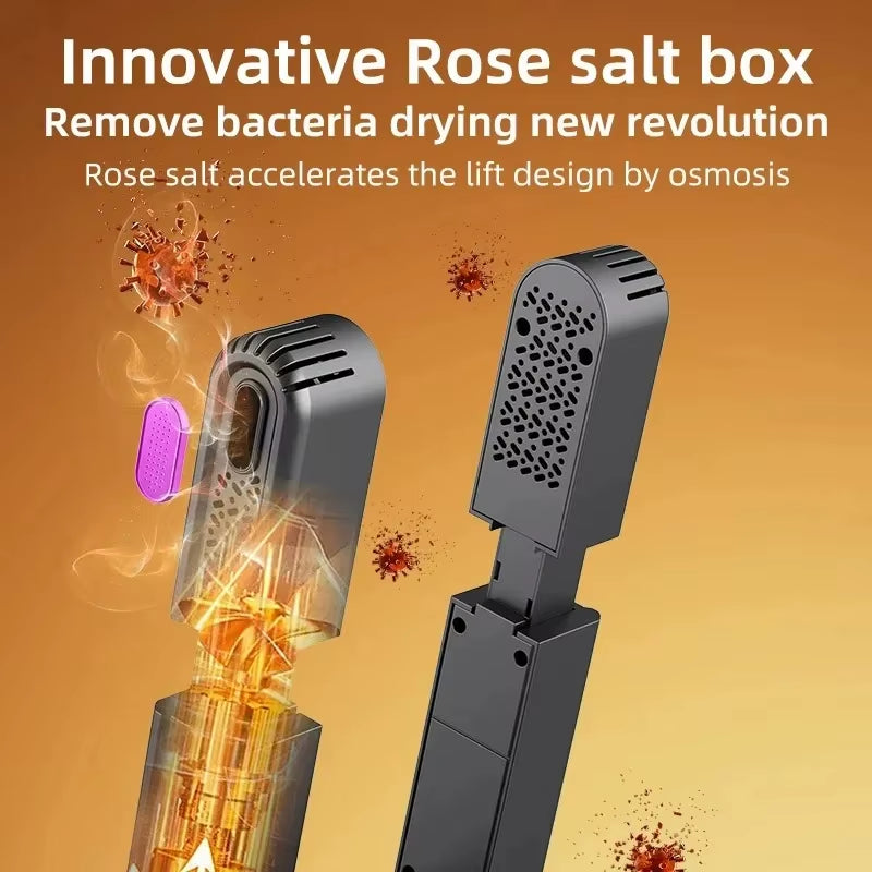 New Electric Shoe Dryer Deodorizing Sterilizing Portable Foldable Household Shoe Drying Machine Timed Footwear Dryer with Handle