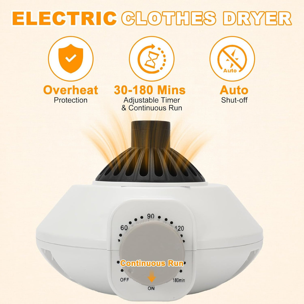 900W Portable Electric Clothes Dryer - Compact 2-Tier Detachable Heated Rack with Timer, 12KG Capacity, Space Saving Fast Warm Air Drying for Home, Apartment, RV and Travel, Blue