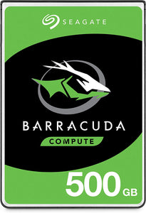 Seagate Barracuda 500GB Internal Hard Drive HDD – 2.5 Inch SATA 6 Gb/S 5400 RPM 128MB Cache for PC Laptop – Frustration Free Packaging (ST500LM030)