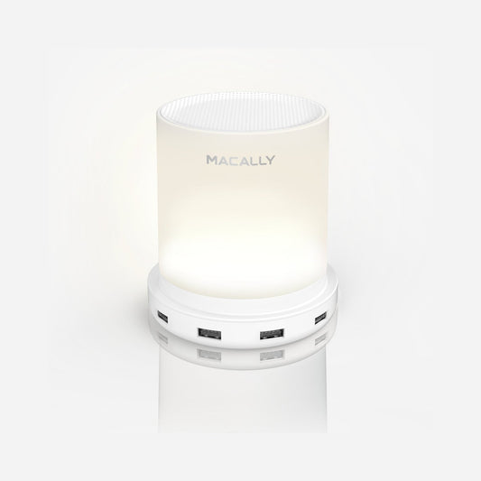 Bedside Table Lamp Touch Control with USB A+ C Nightstand Lamps | Small Lamp for Bedroom, 3 Way Dimmable for Home Living Room, LED Bulb Included, Upgraded Fabric Shade