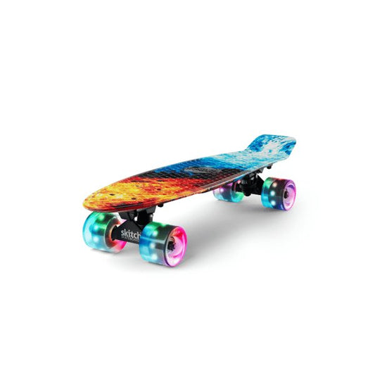 SKITCH Skateboards for Kids, Teens and Adults | Premium Skateboard Gift Set for Beginners and Pros Complete with Mini Cruiser Board + Skateboard Backpack + Video Course + Speed Control + Skate Tool